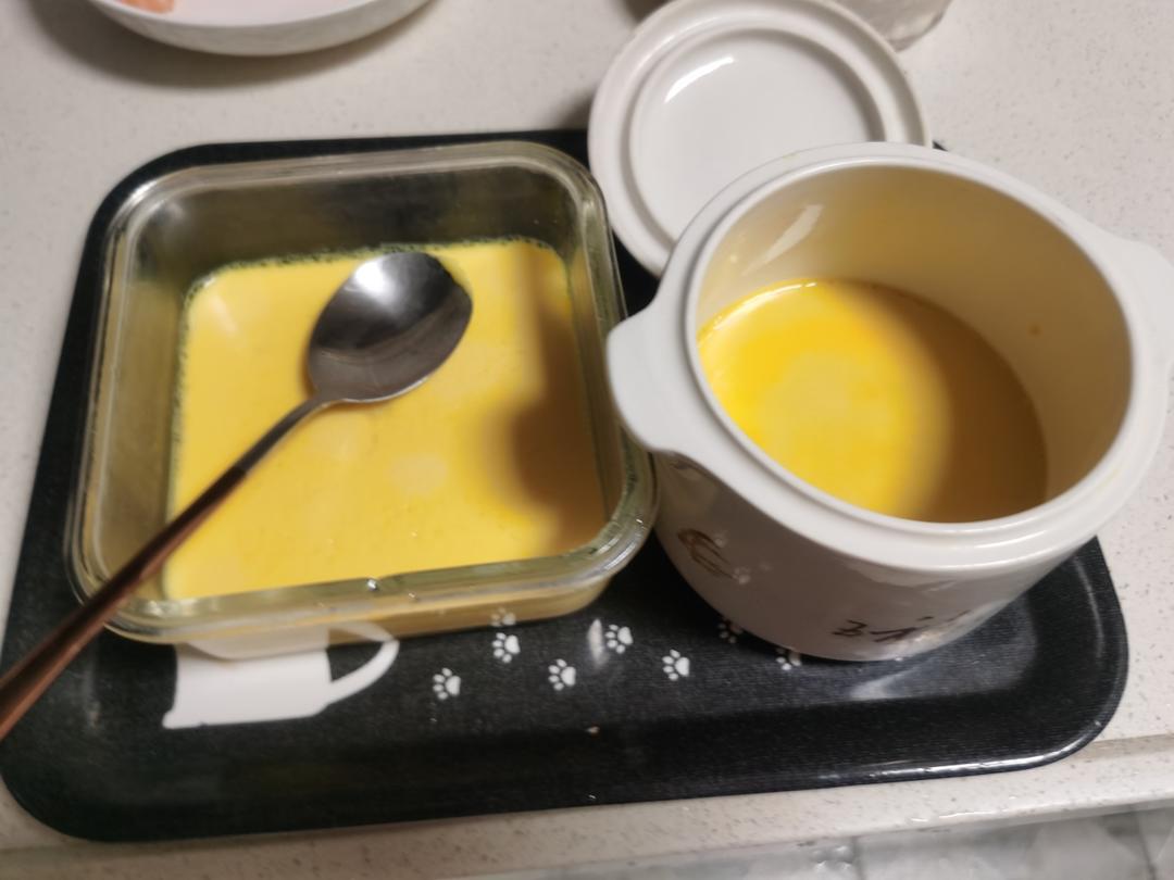 冰花炖蛋，两样食材一点技巧
