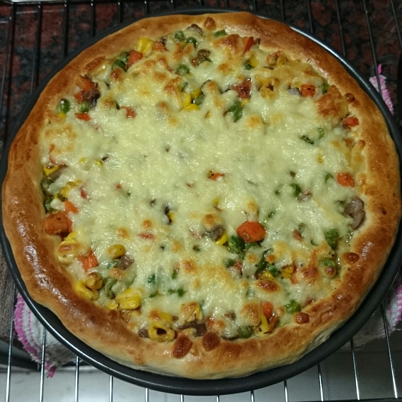 金枪鱼火腿pizza