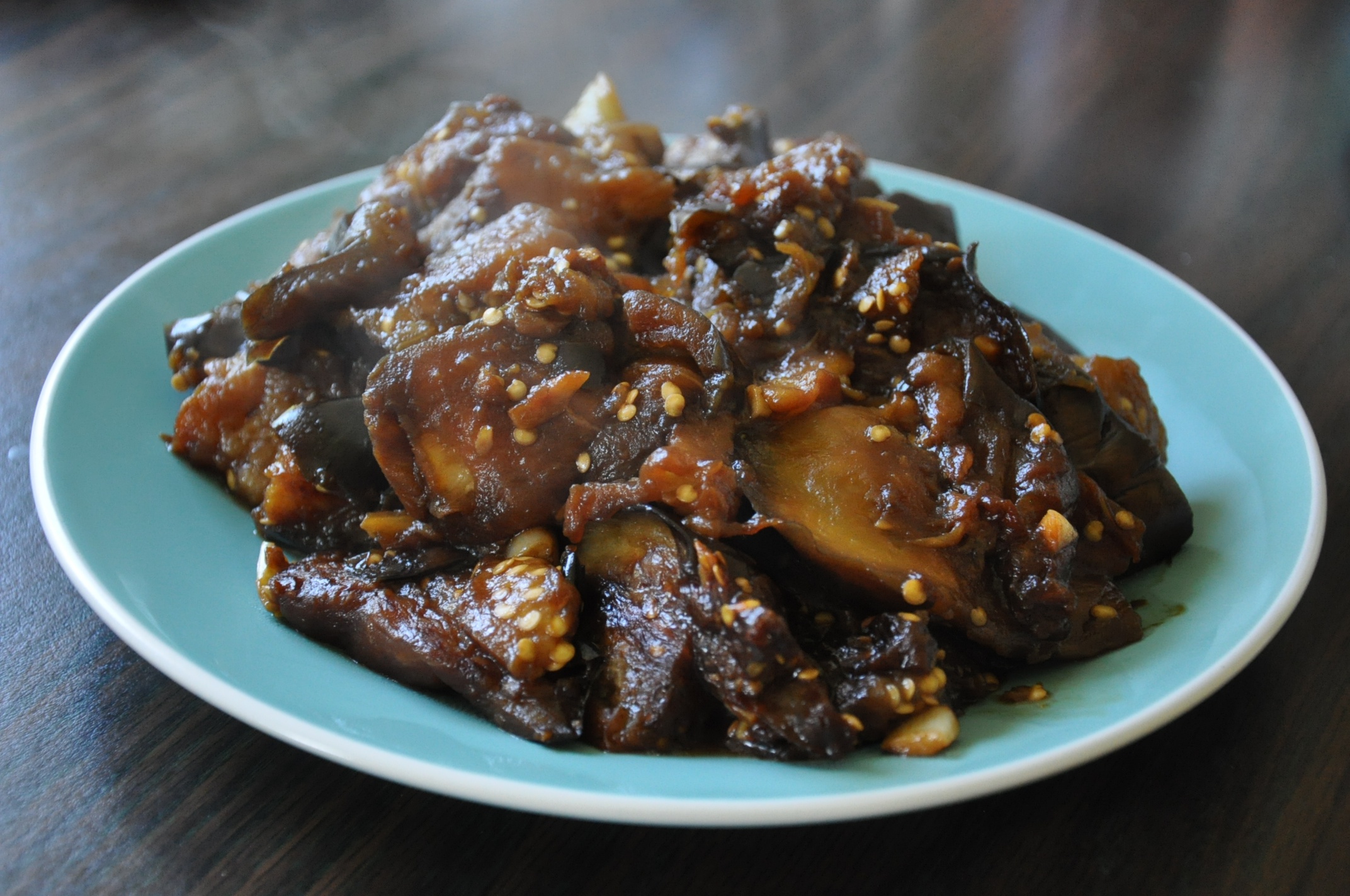 老丁的私房菜-油焖茄子