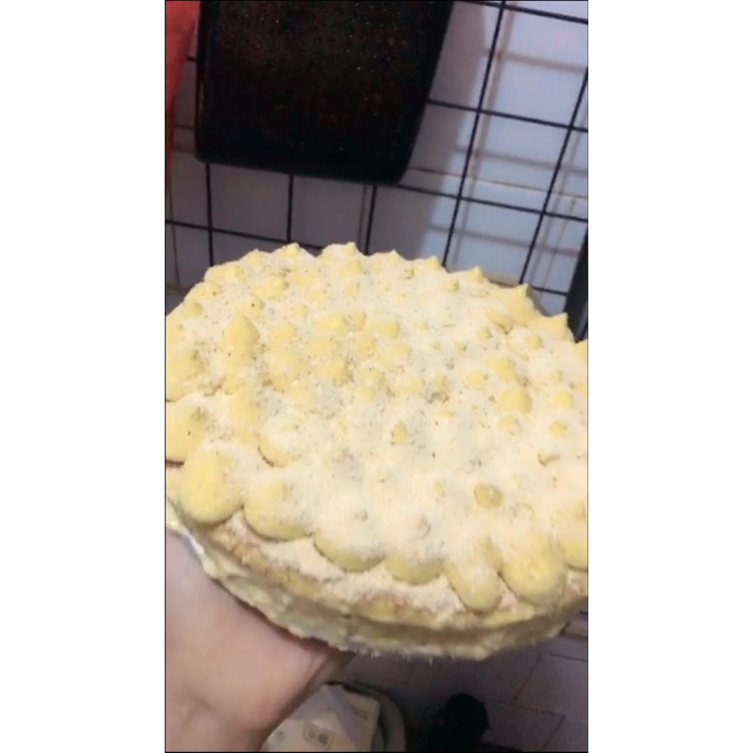 日式豆乳盒子蛋糕