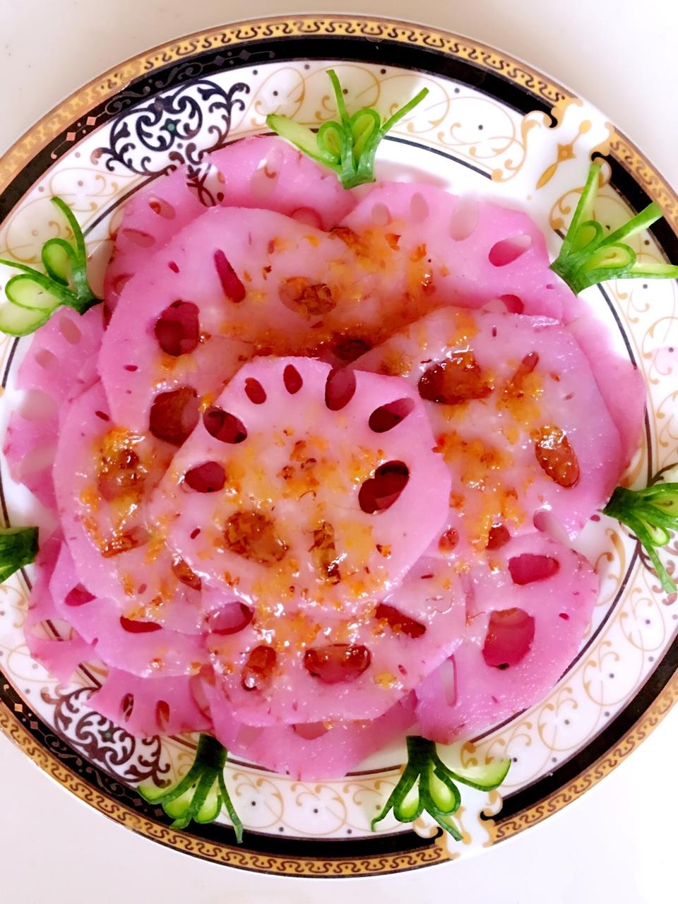 酸甜胭脂藕