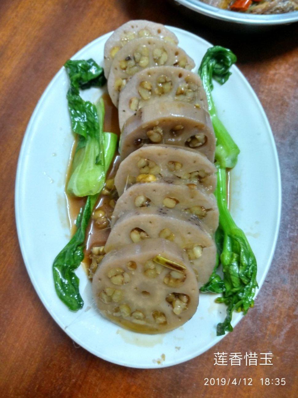 绿豆酿莲藕