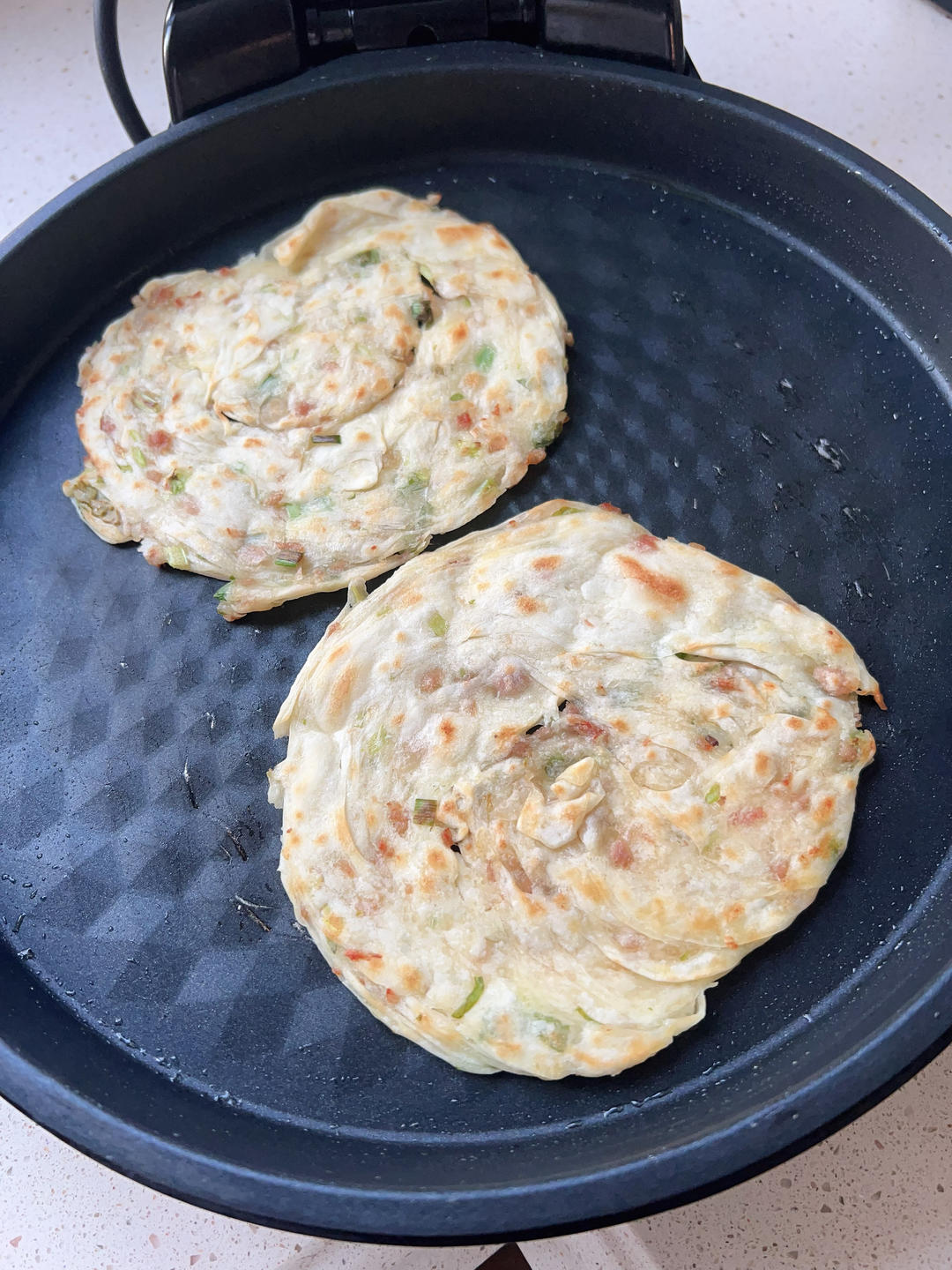 饺子皮葱油饼