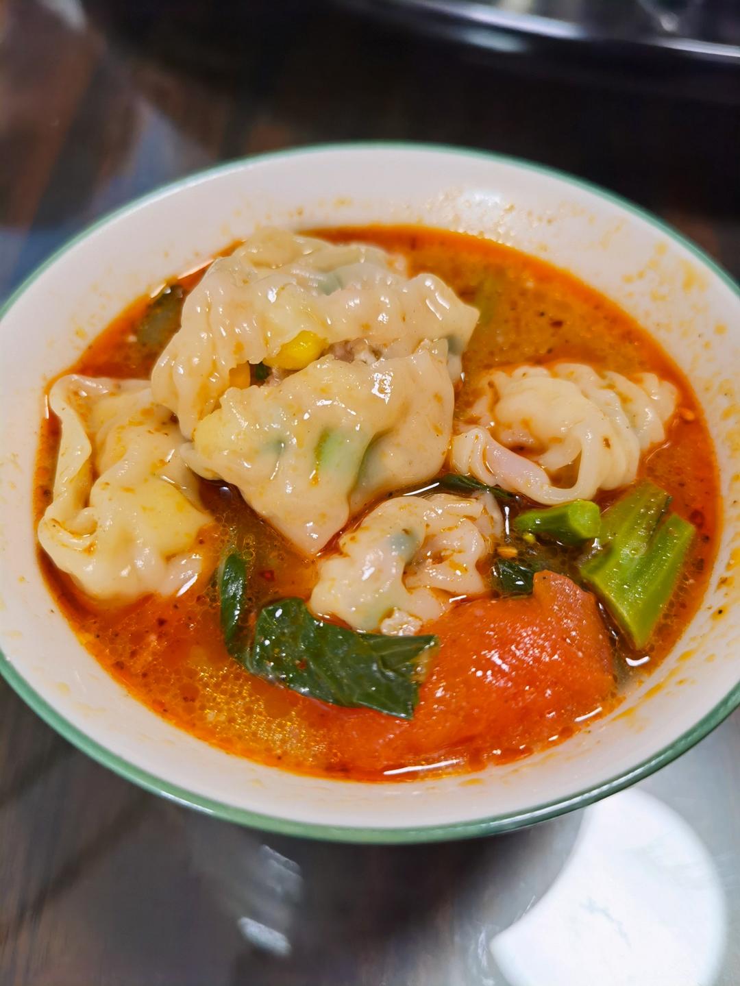 肉不柴的馄饨馅