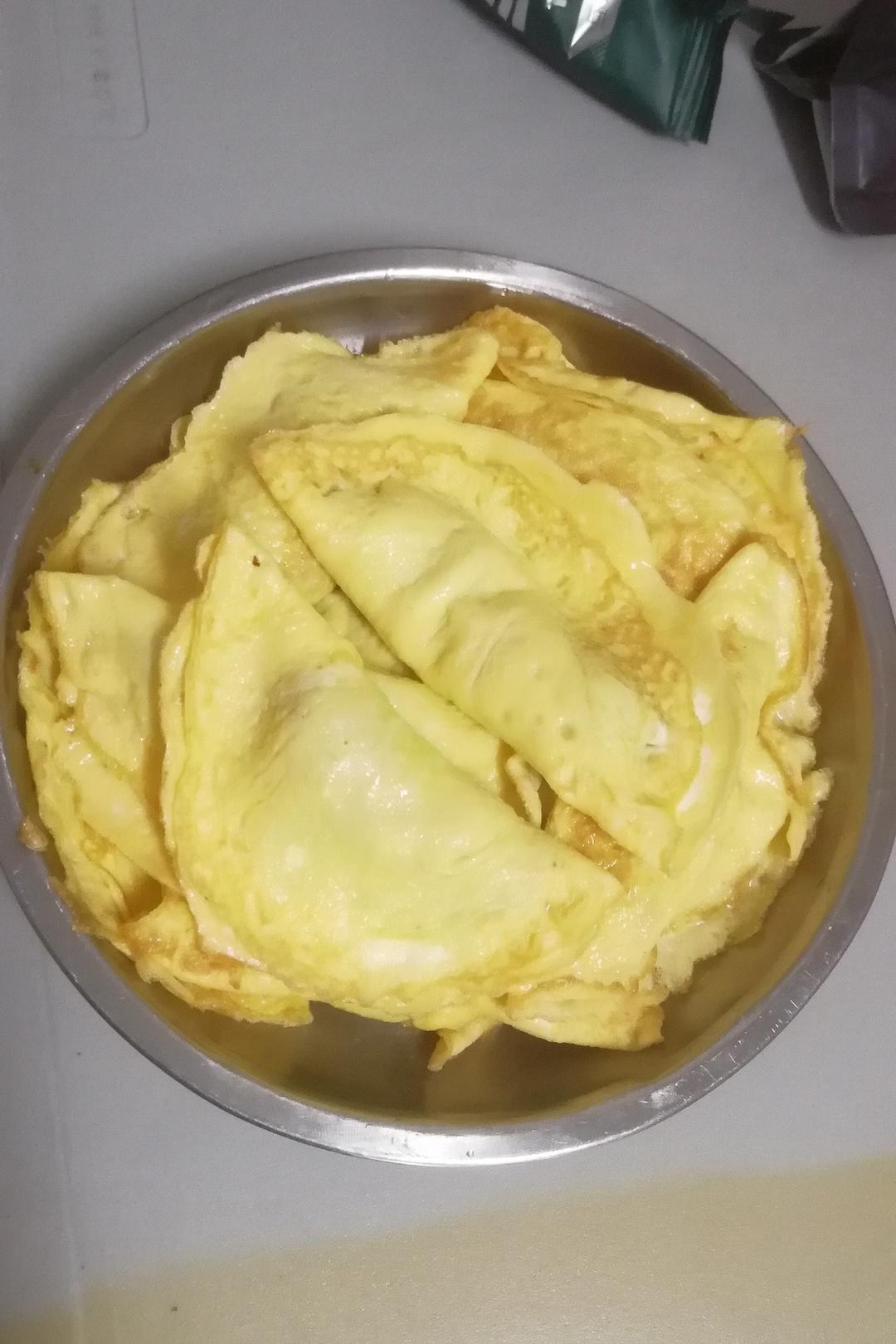 家常菜谱之蛋饺的做法