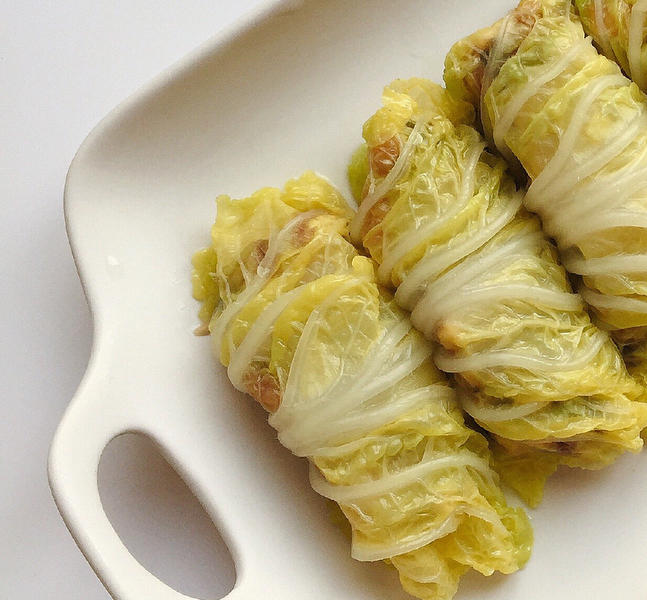 肉酿白菜卷