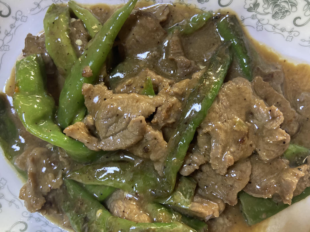 杭椒牛柳黑椒牛柳 终于找到炒出嫩牛肉的办法了 肉片肉丝都适用