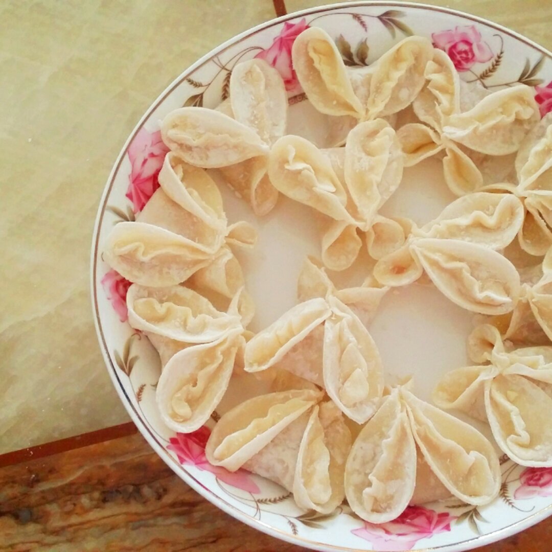 包饺子（新花样）蝴蝶蒸饺