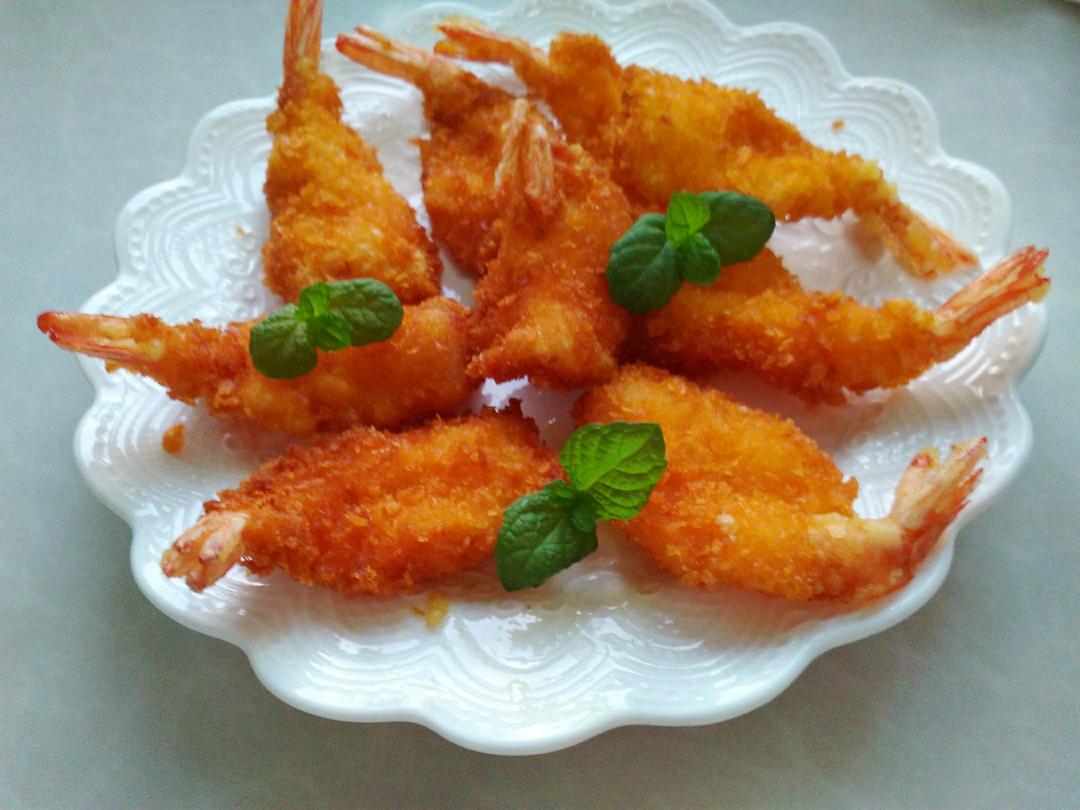 面包糠炸虾