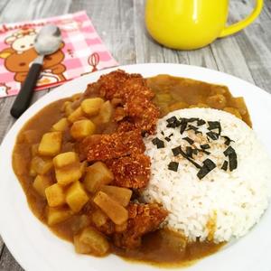 「肉の食记」咖喱猪排丼🍛的做法 步骤6