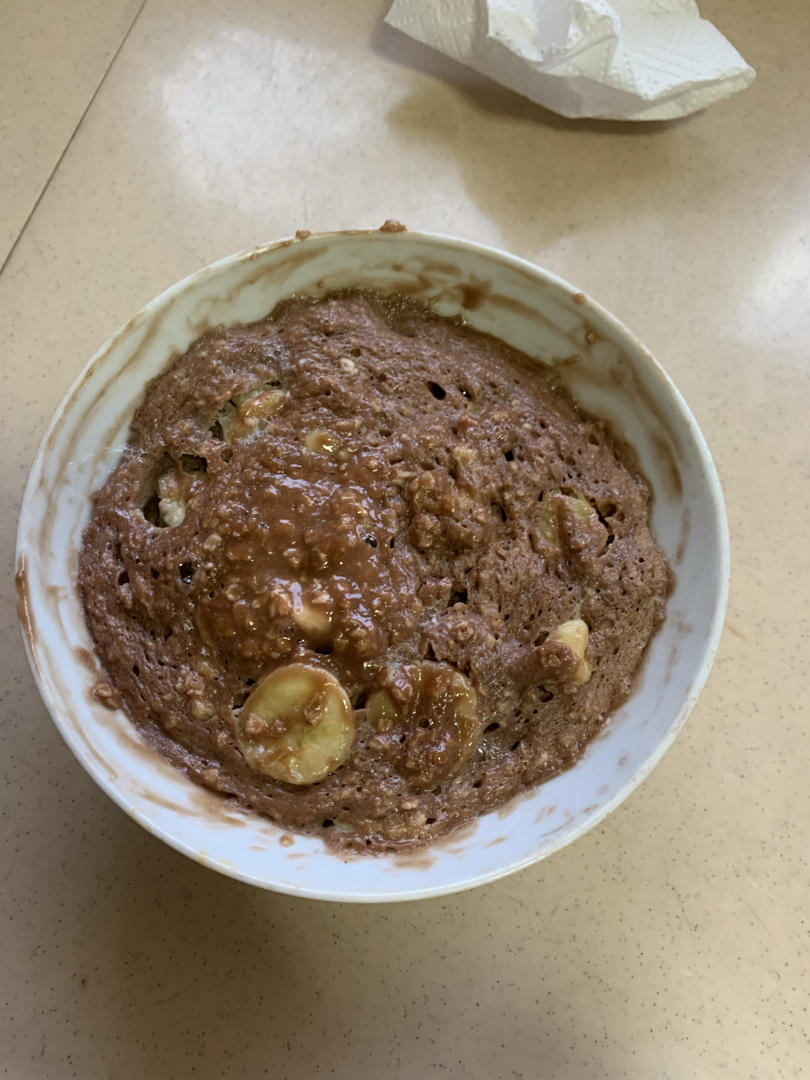 减脂期超简单微波炉蛋白粉蛋糕