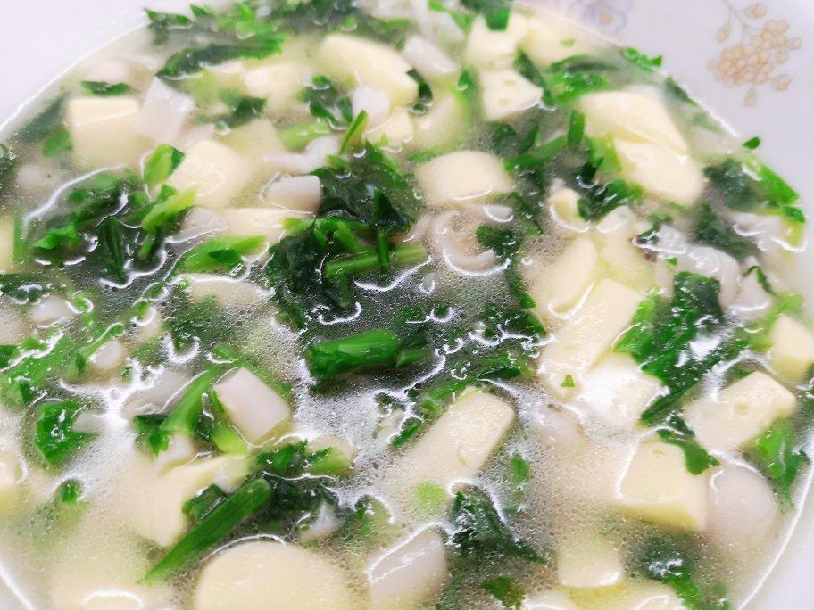 荠菜豆腐羹