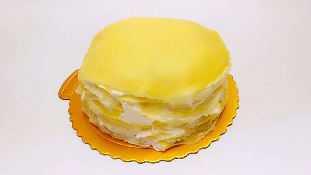 amanda定制烘焙做的芒果千层蛋糕 6寸