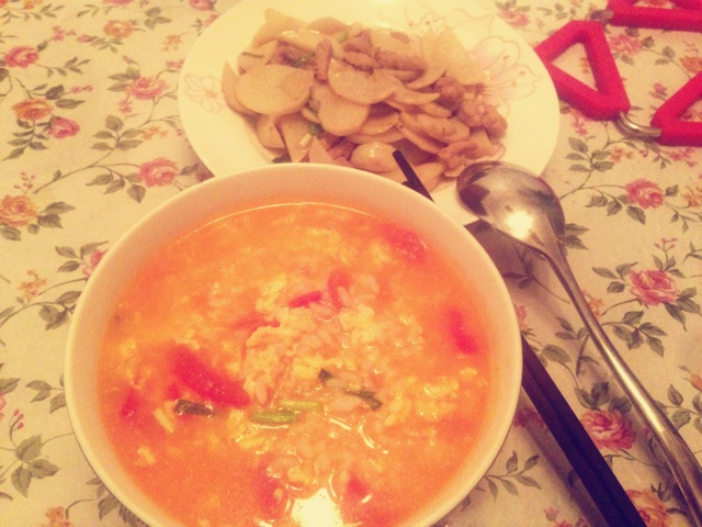 芋艿炒肉片