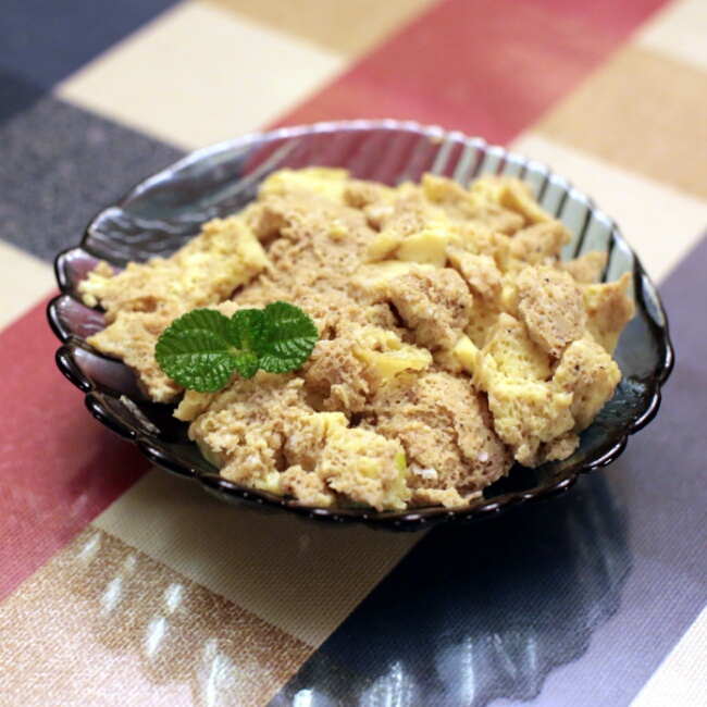 鸡蛋蒸虾酱
