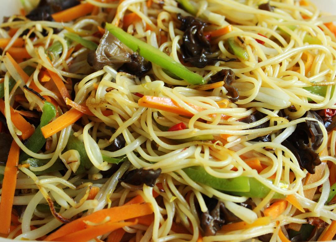 素菜炒意大利面