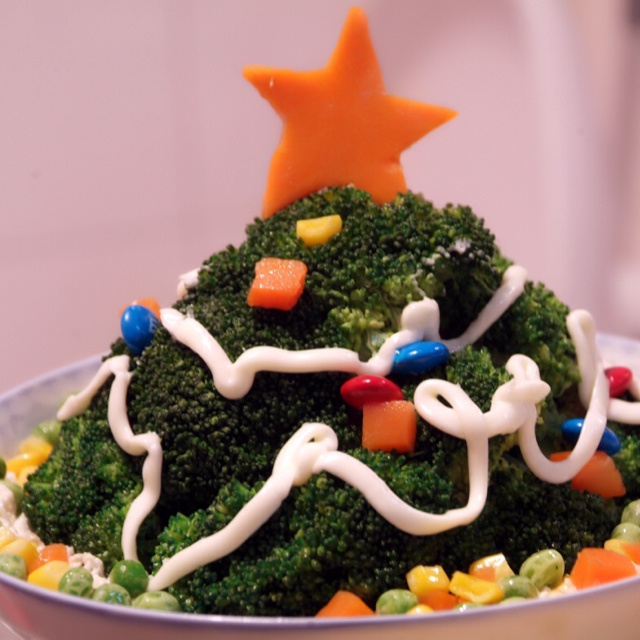 西兰花圣诞树
