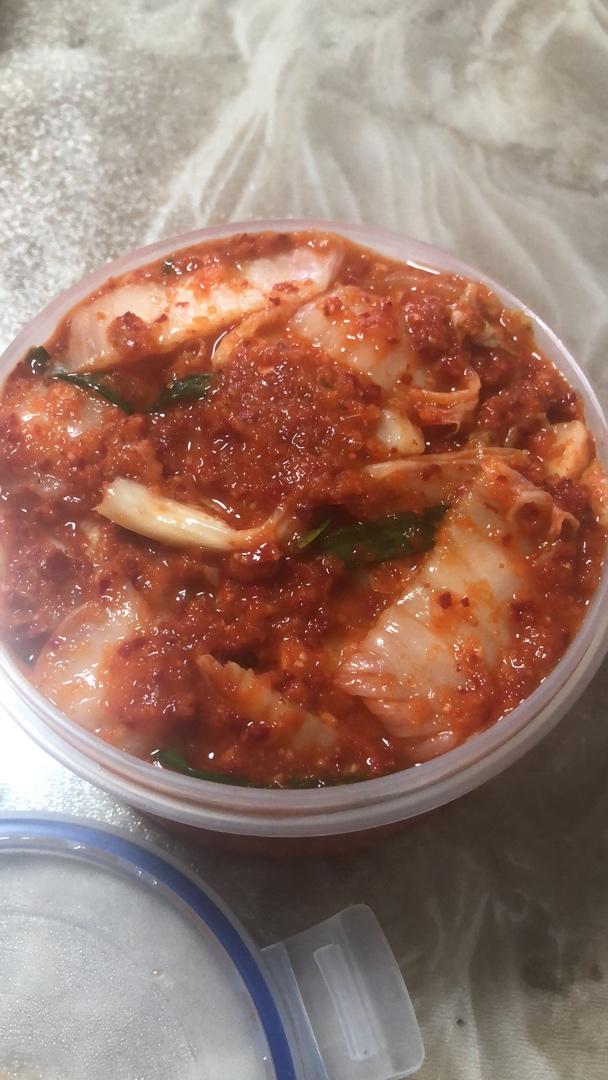 全老师家的辣白菜（韩国的一种家庭做法）