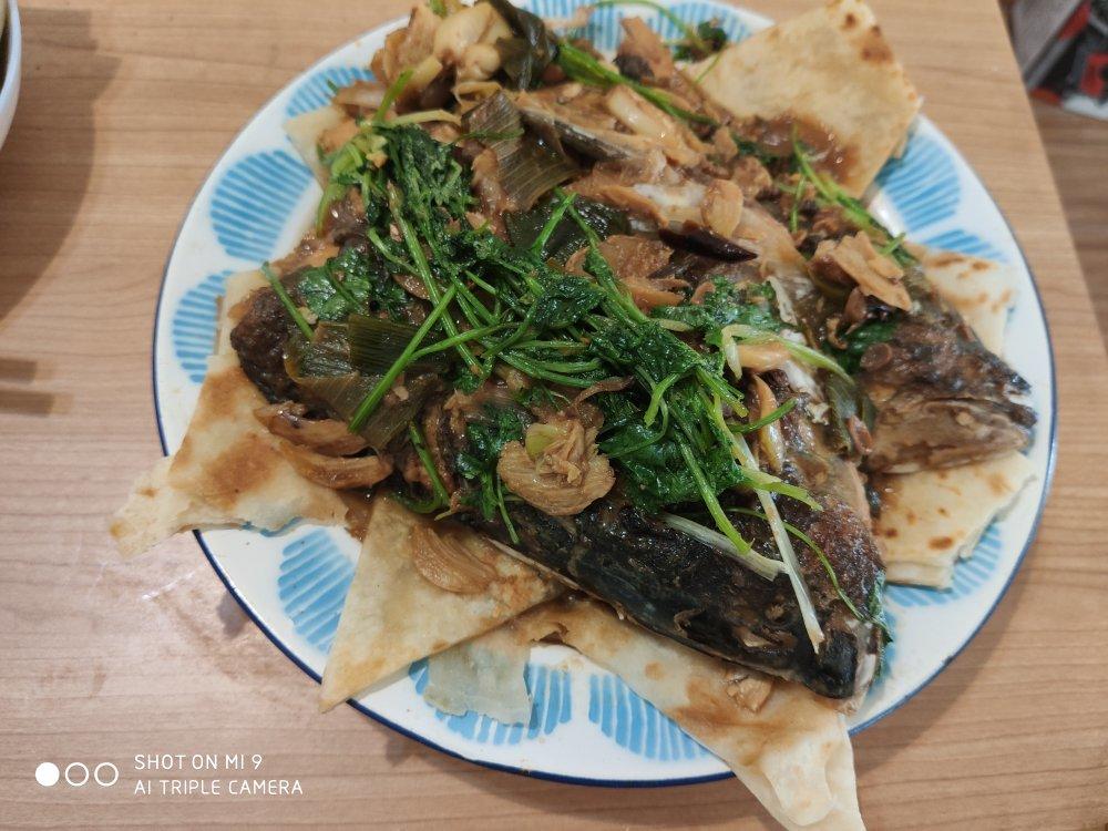 鱼头泡饼 炖鱼头（家庭版旺顺阁）