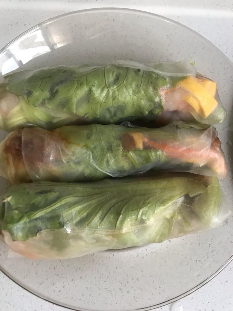 【食材包操作说明】蟹足棒什锦越南春卷