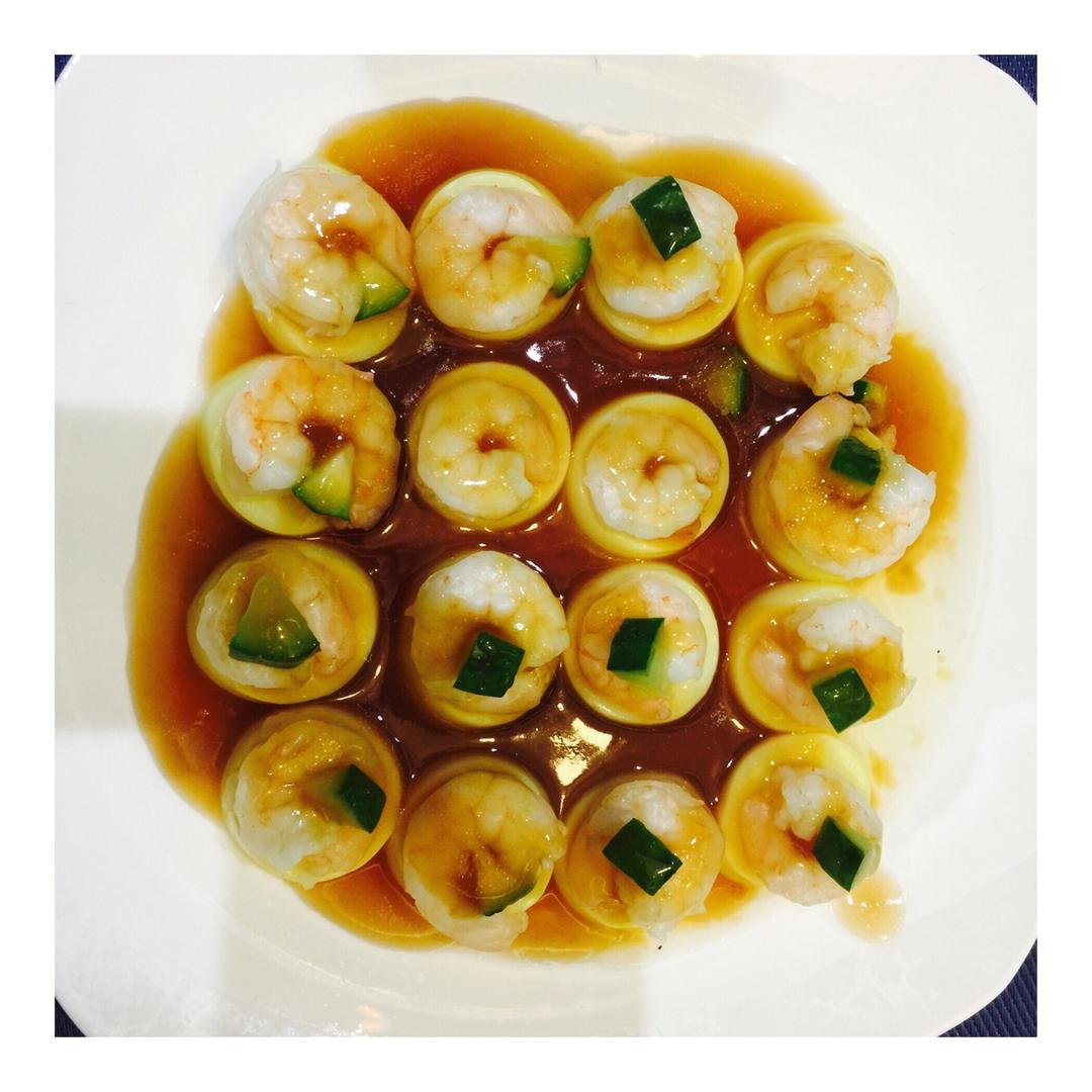 日本豆腐蒸虾仁