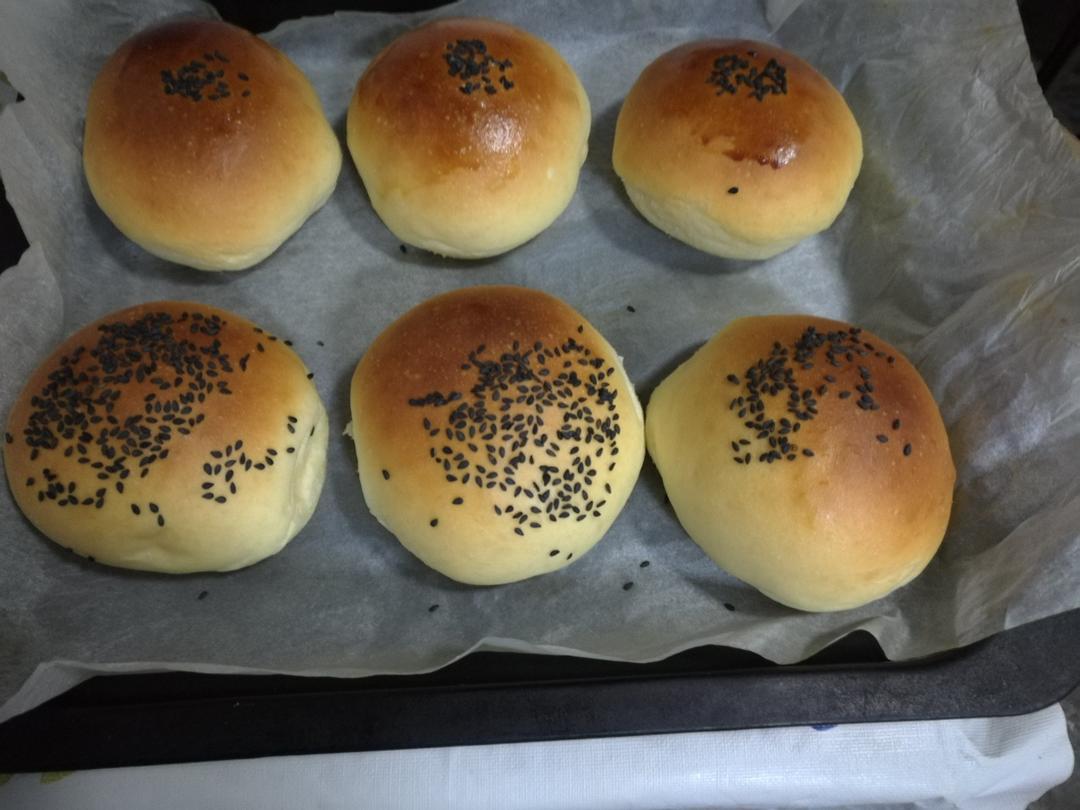 基础汉堡胚&鲜奶红豆包