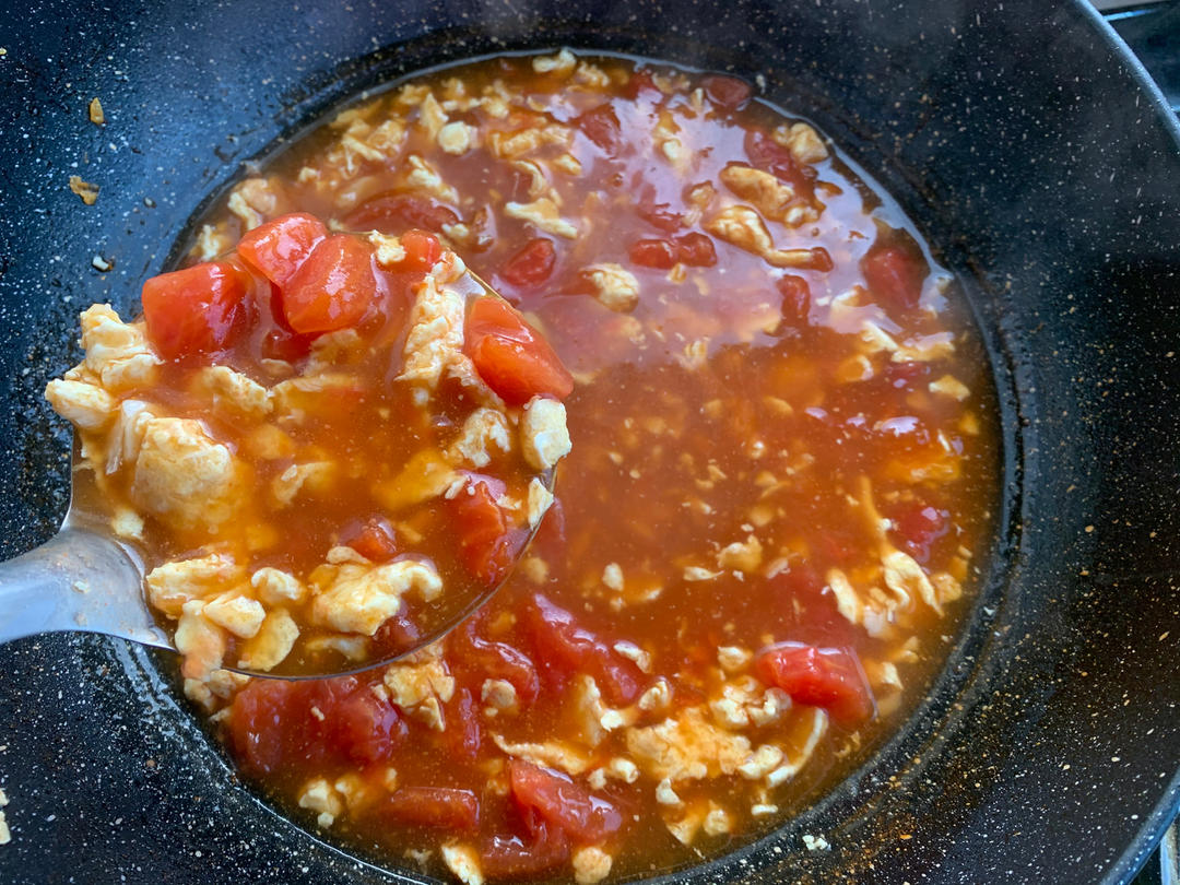 西红柿鸡蛋鸡蛋打卤面