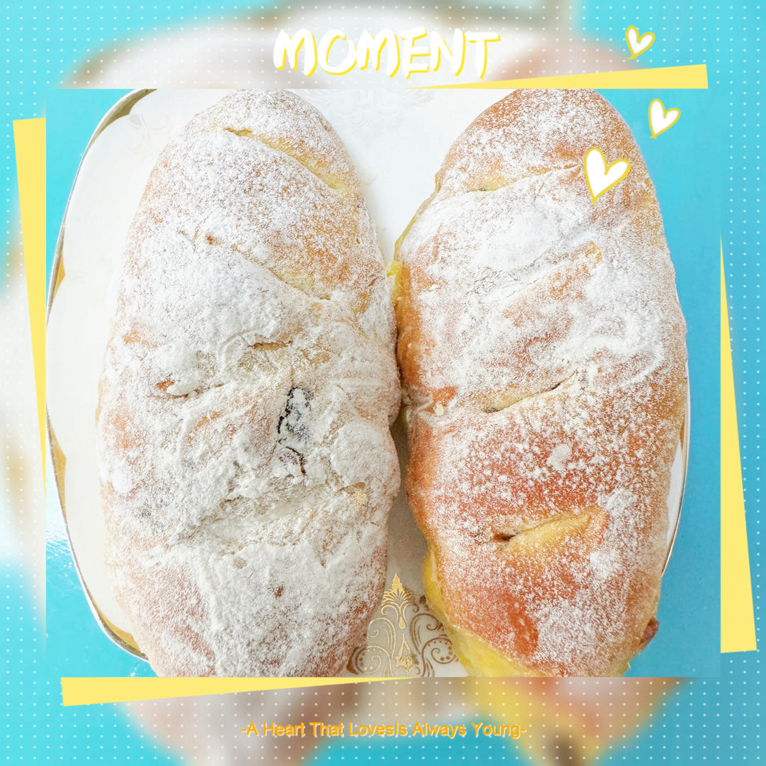 奶酪馅蔓越莓面包