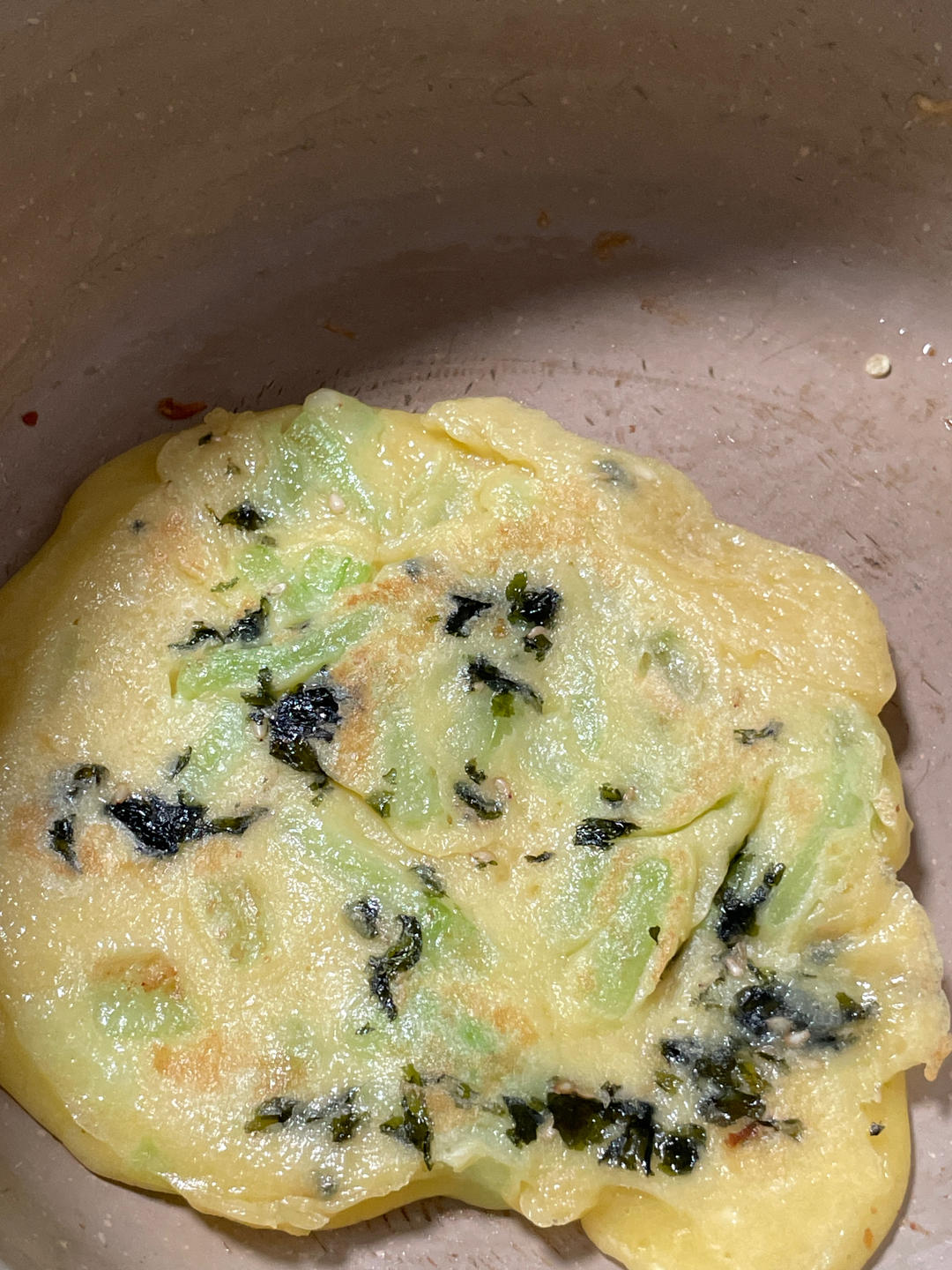 让宝宝爱上吃菜 摊西葫芦软饼（一岁以上婴幼儿辅食）西葫芦黑芝麻鸡蛋饼 煎鸡蛋面糊饼子