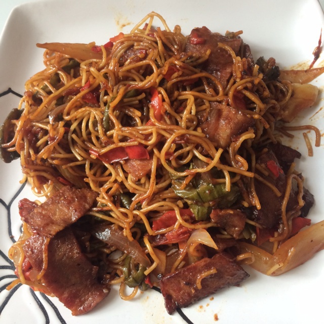 妞妞165做的塔吉锅豆角焖面