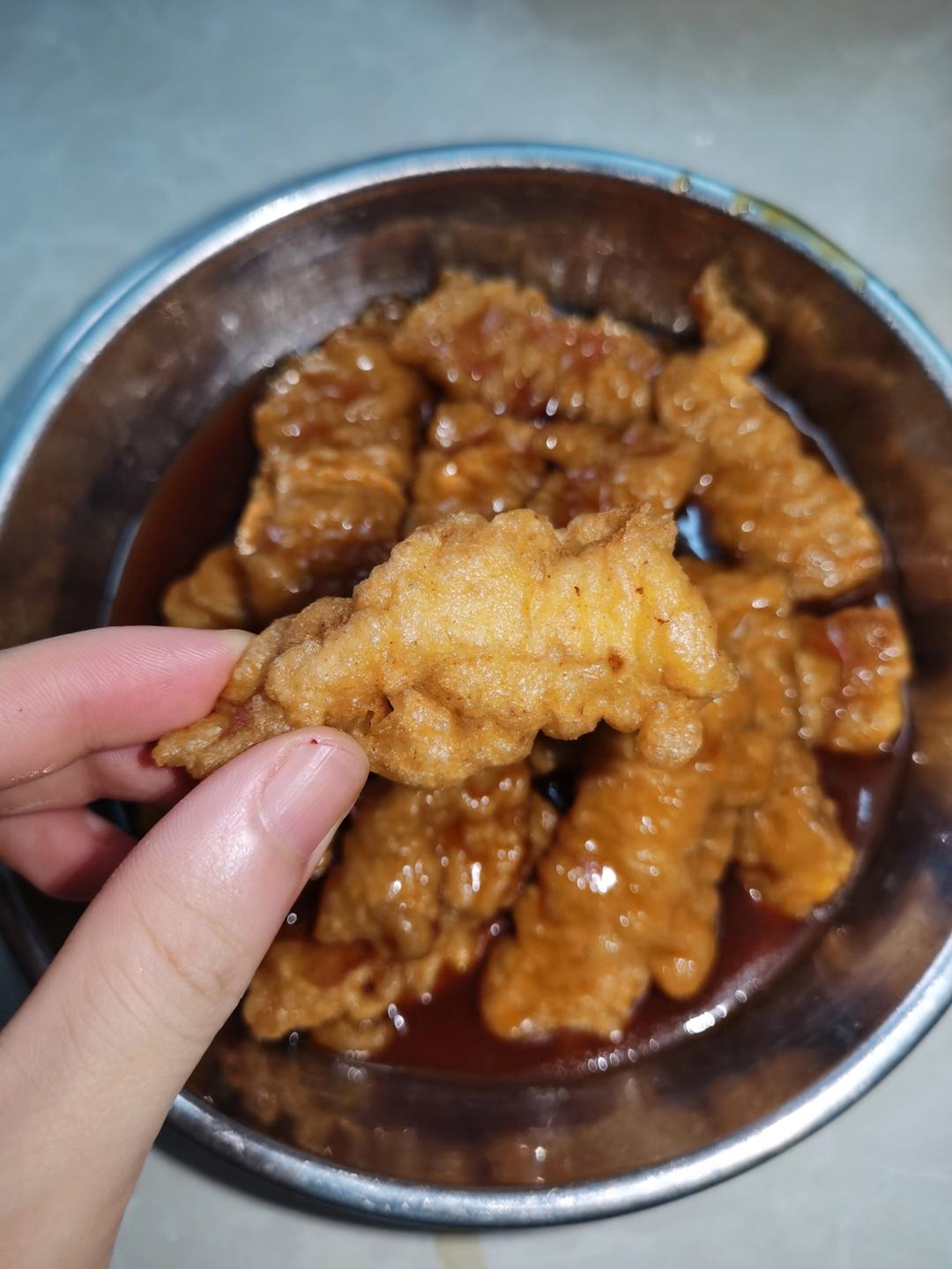 饭店里面糖醋里脊凭什么那么好吃，你看你也行