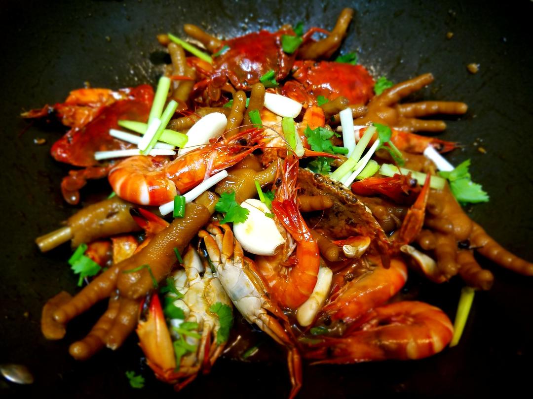 蟹肉煲