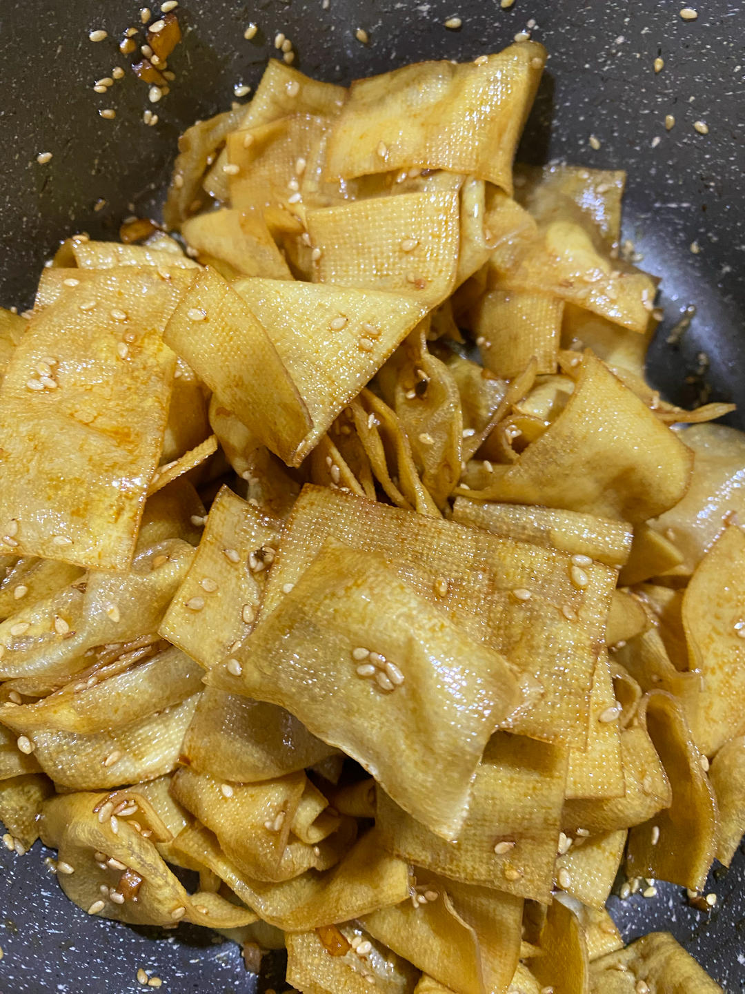 黄金泡泡皮豆干