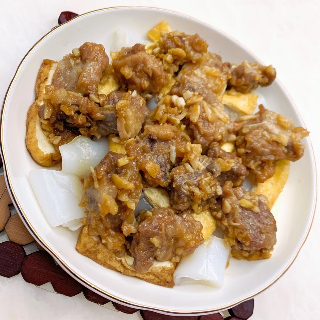 豉汁排骨蒸肠粉