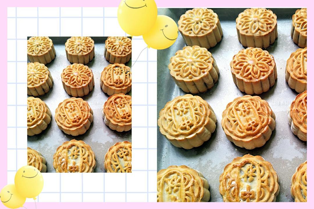 广式月饼—蛋黄芝麻月饼