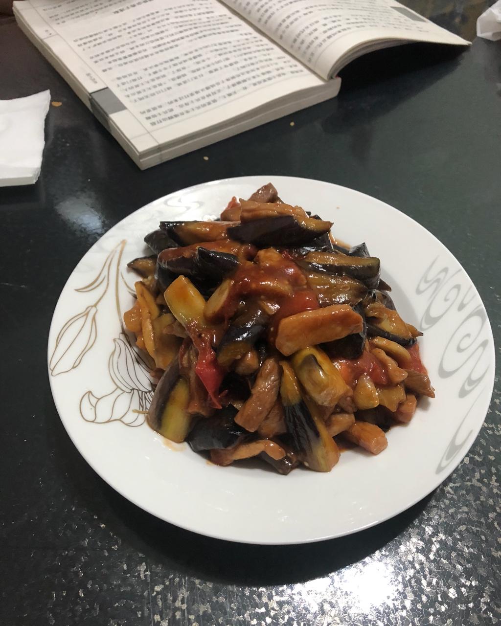 堂妈小厨——番茄烧茄子🍆