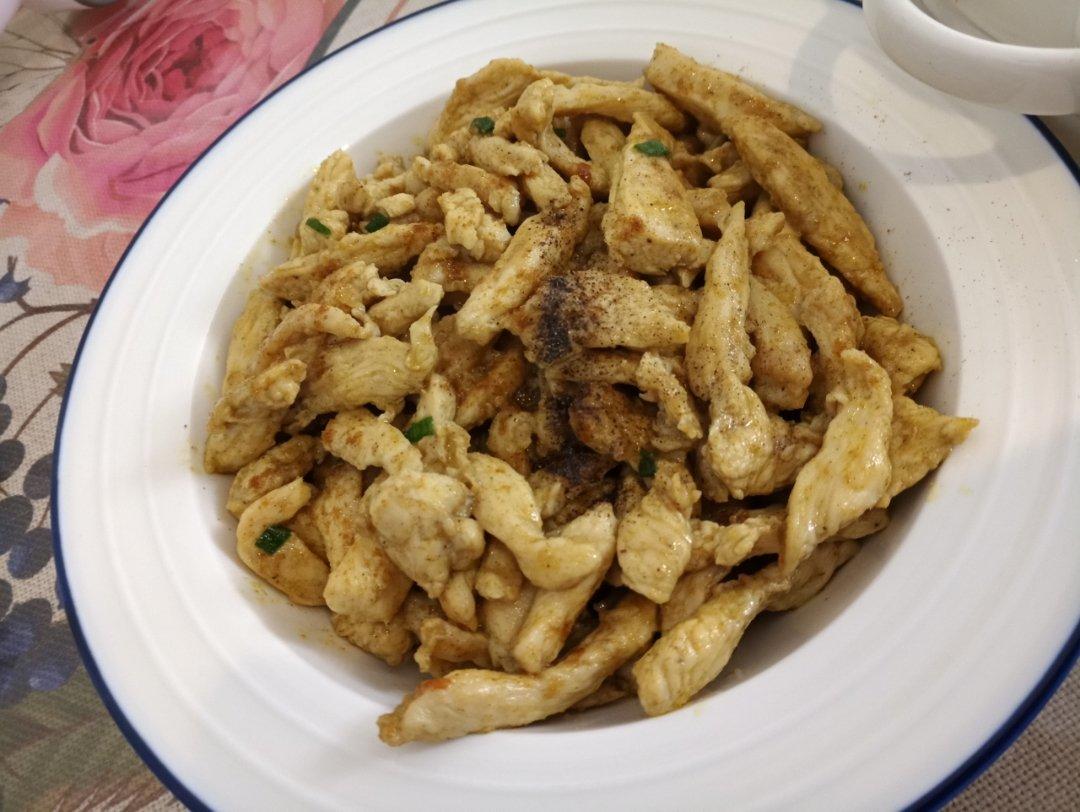 孜然鸡肉粒