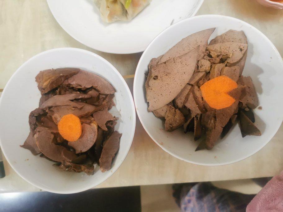 卤猪心、猪肝（卤心肝）