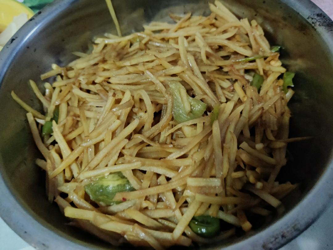 超级无敌下饭菜～酸辣土豆丝