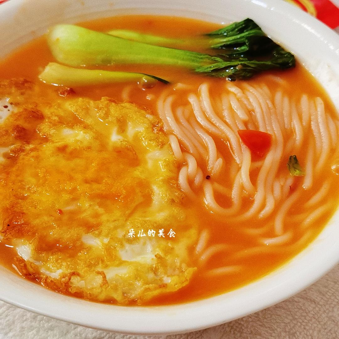 鲜番茄汤面的做法 步骤8