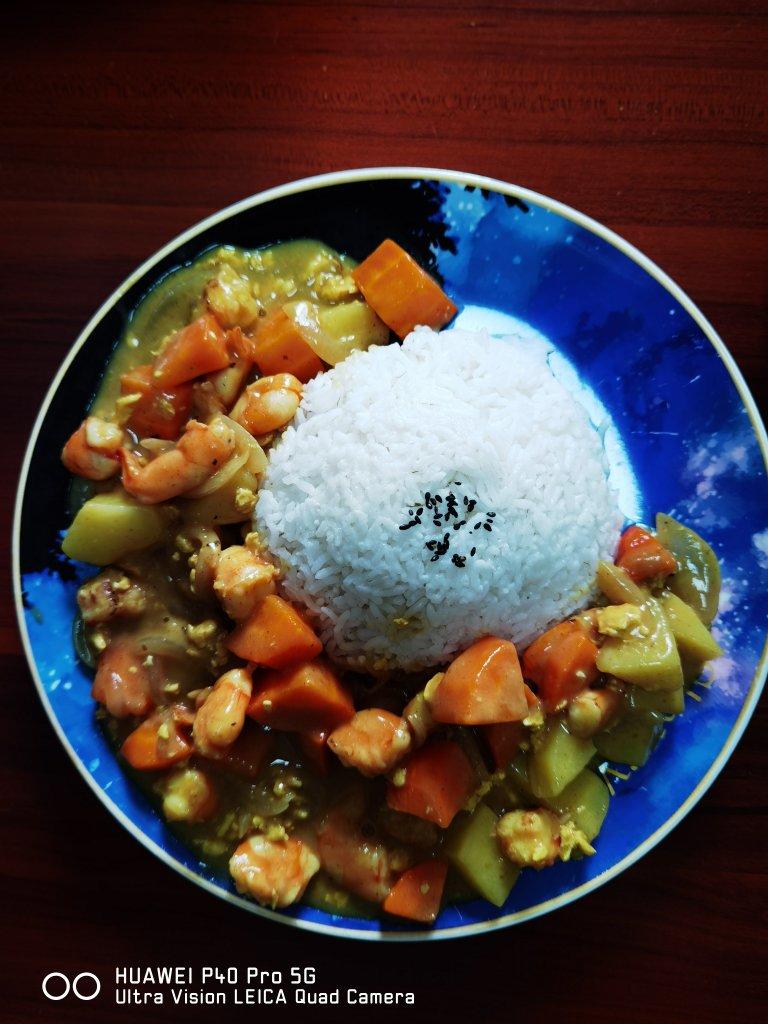 零失败咖喱虾仁饭