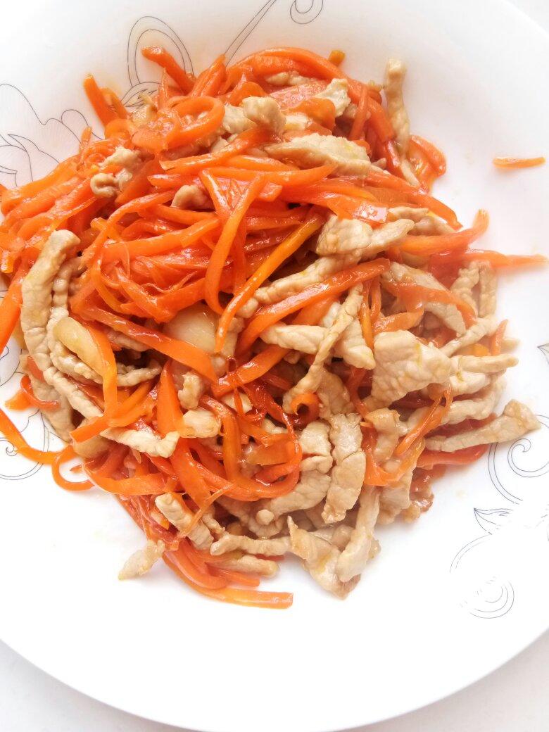 胡萝卜炒肉