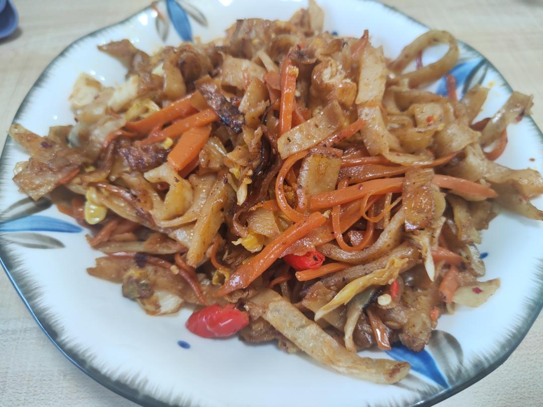 陕西私房炒饼[内附饼丝做法]