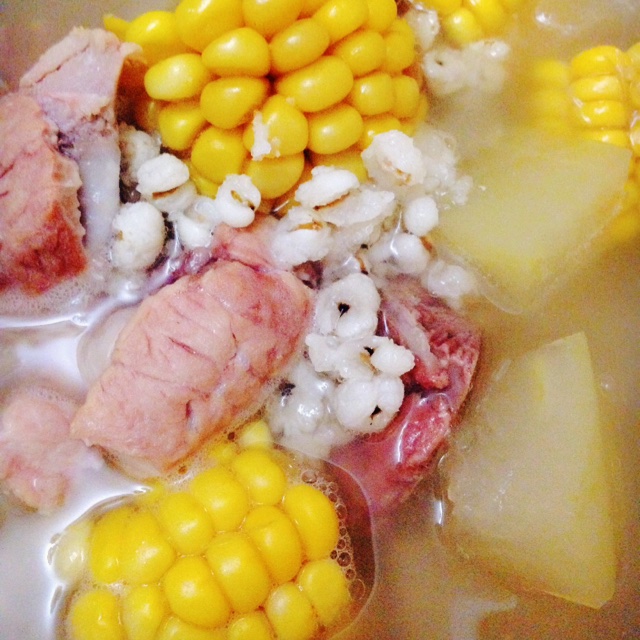 冬瓜排骨玉米汤