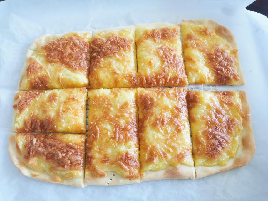 简易版薄底榴莲披萨的做法