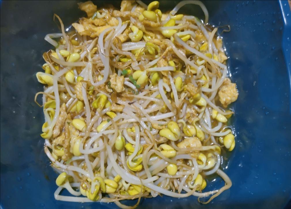 豆芽炒鸡蛋