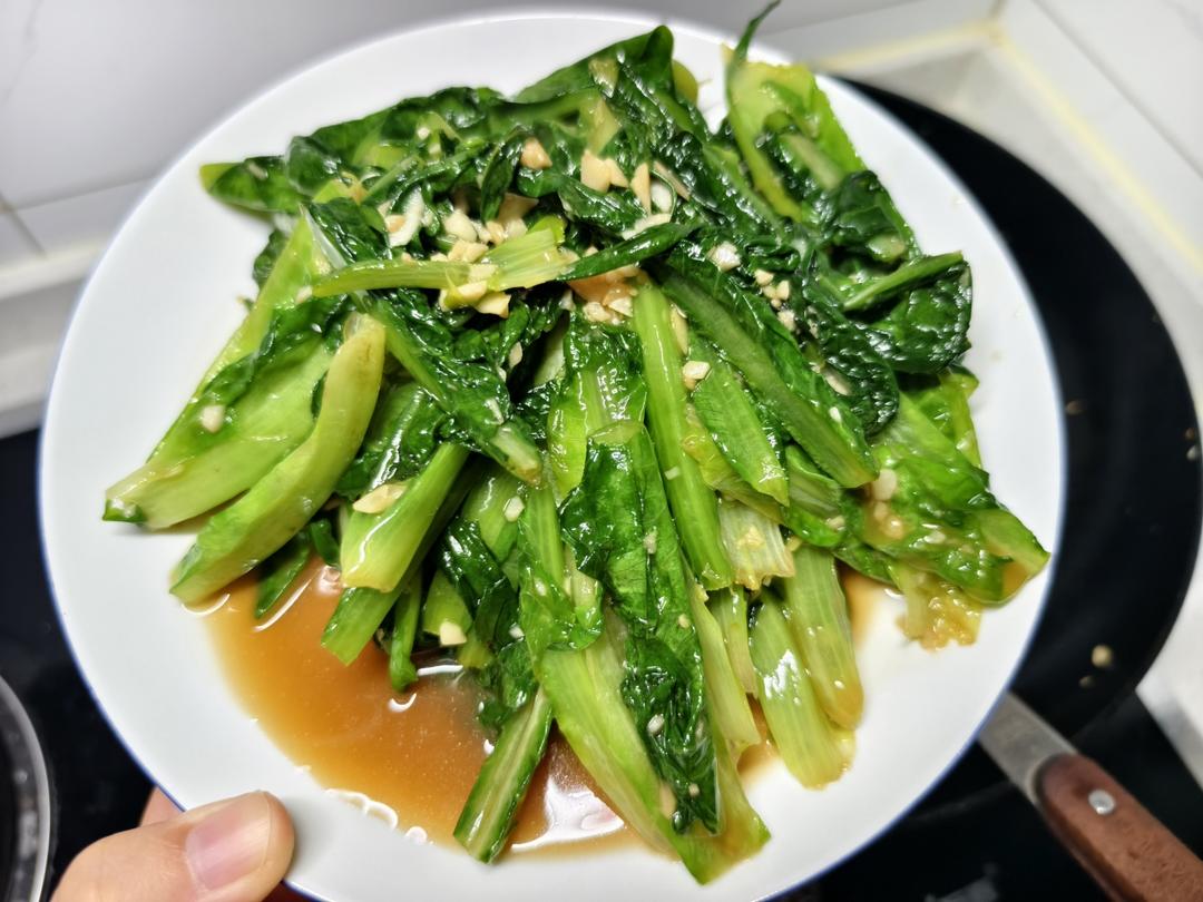 蒜蓉油麦菜（蚝油）