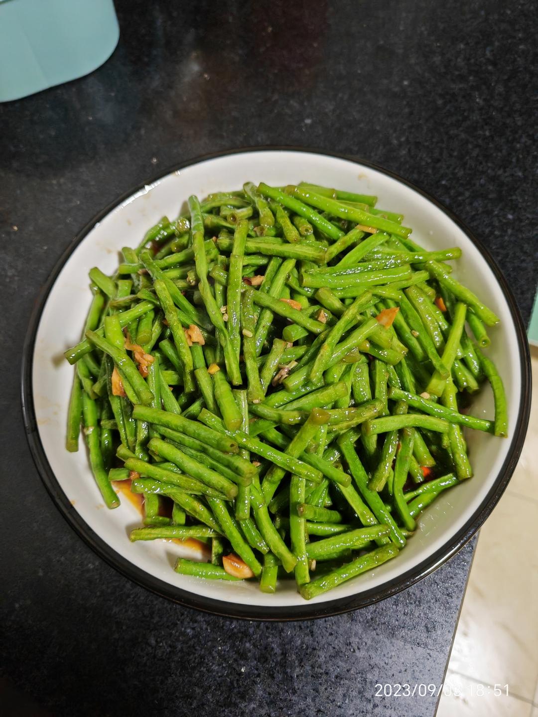 清炒豇豆角