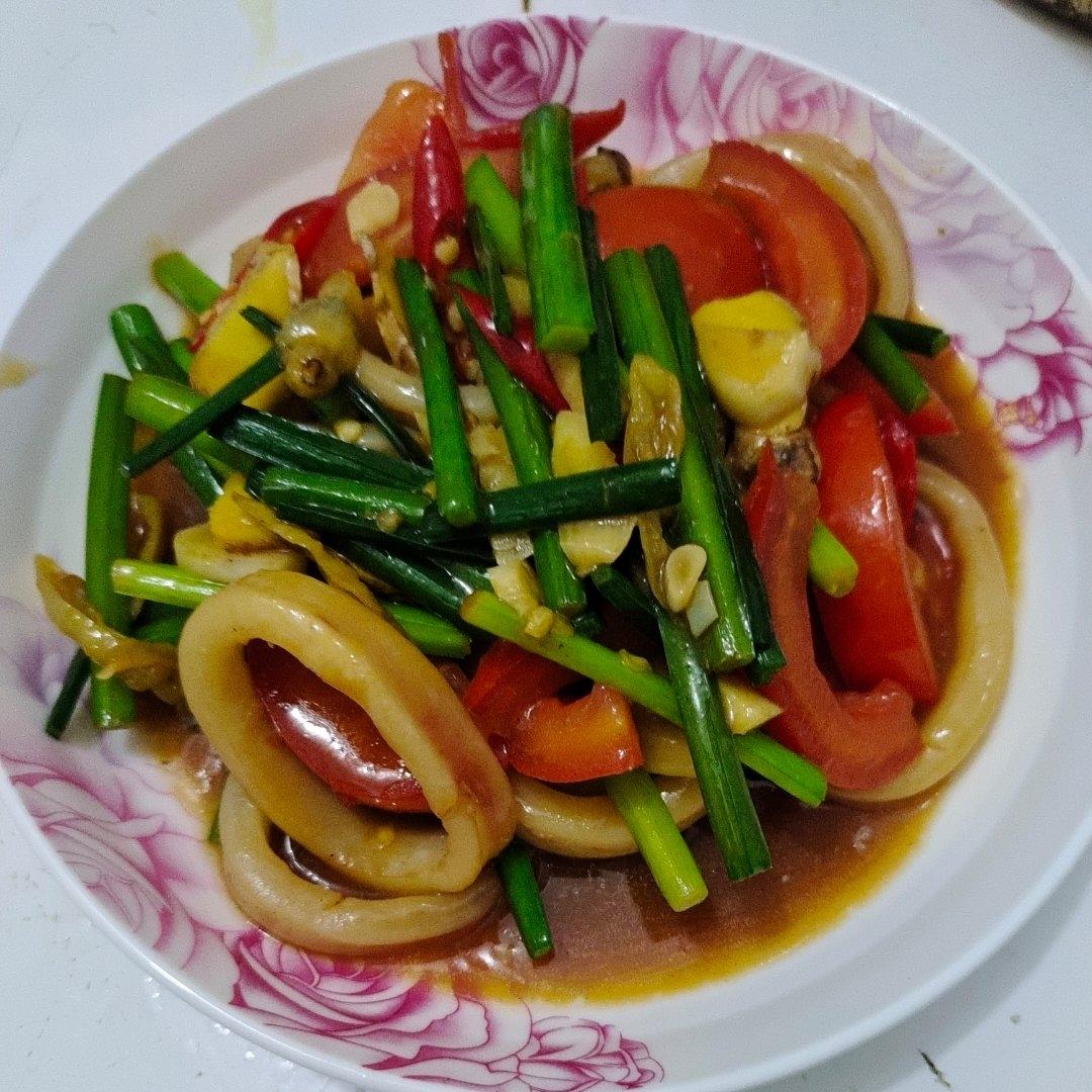 香辣鱿鱼圈