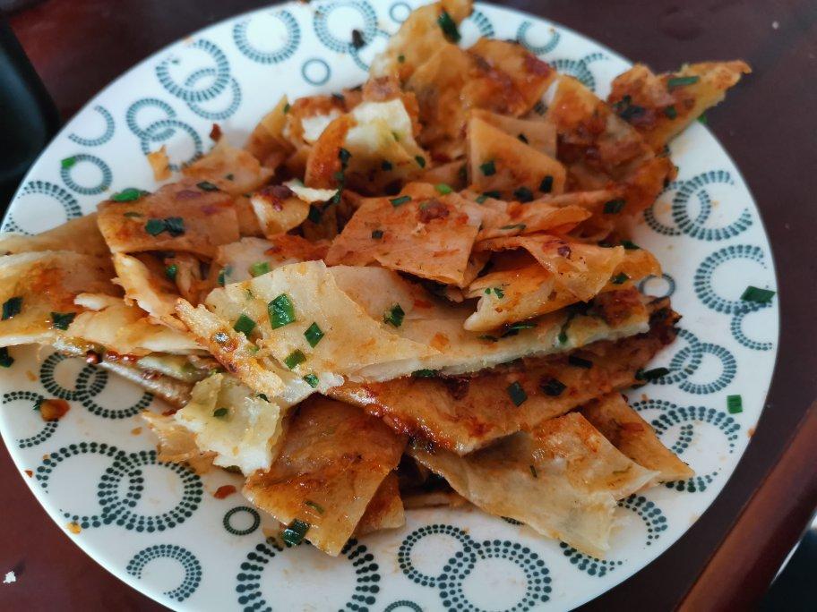 酥的掉渣的酱香饼，老公说都可以开店啦